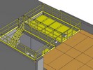 Toits coulissants motorisés pour protection de salle de test haute pression