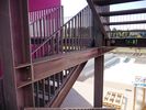 Escalier public + passerelle métallique extérieur