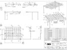 Pergola métallique + passerelle en bois